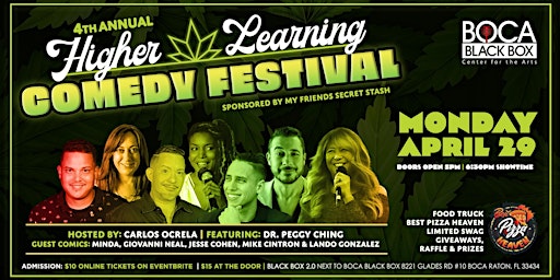 Primaire afbeelding van 4th Annual Higher Learning Comedy Festival