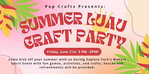 Summer Luau Craft Party  primärbild