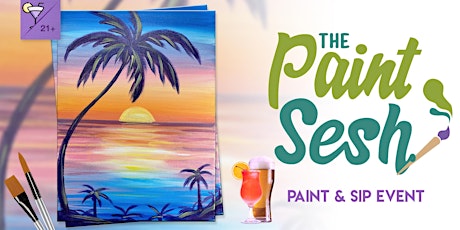 Paint & Sip Painting Event in Cincinnati, OH – “Sea Serenity” at Queen City