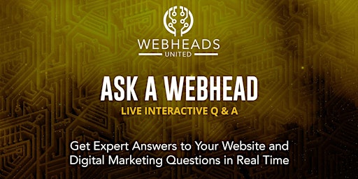Primaire afbeelding van Get Live Web Support - Ask a WebHead!