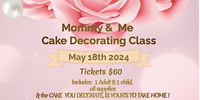 MOMMY & ME CAKE DECORATING CLASS primary image