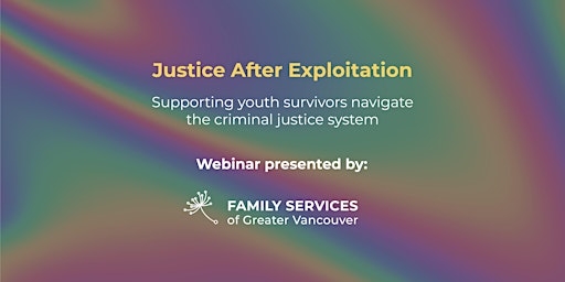 Primaire afbeelding van Justice After Exploitation: Supporting Youth Navigate the Justice System
