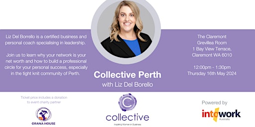 Hauptbild für Join us for our Collective Perth Event - Thursday 16th May 2024