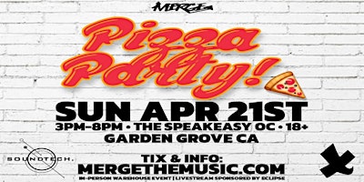 Imagem principal do evento MERGE PIZZA PARTY! (18+)