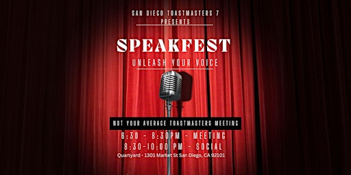 Imagem principal do evento Speakfest: Unleash Your Voice