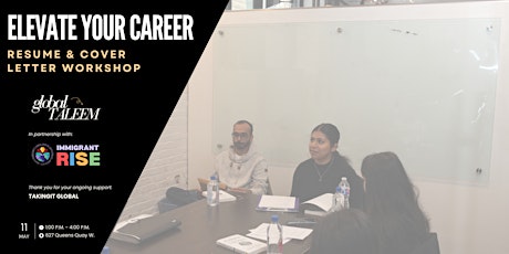 Elevate Your Career: Resume & Cover Letter Workshop