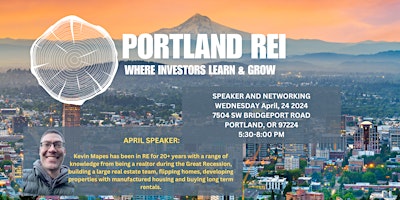 Imagem principal do evento Portland REI : April Meetup with Kevin Mapes