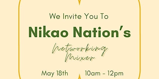 Imagem principal do evento Nikao Nation Networking Mixer
