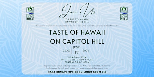Taste of Hawaii on the Hill primary image