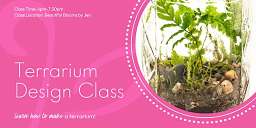 Imagem principal do evento Terrarium Design with Glass Gardens by Jess