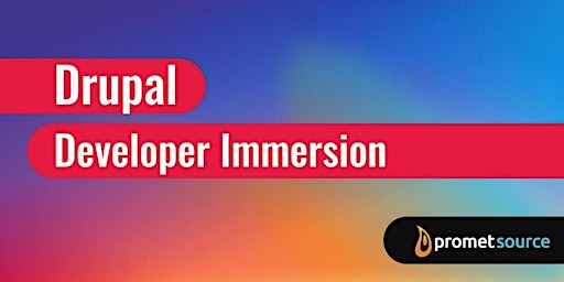 Primaire afbeelding van Drupal: Developer Immersion Online (5 Days)