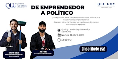 Conversatorio: De Emprendedor a Político