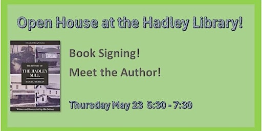 Hauptbild für Library Open House and Book Signing!