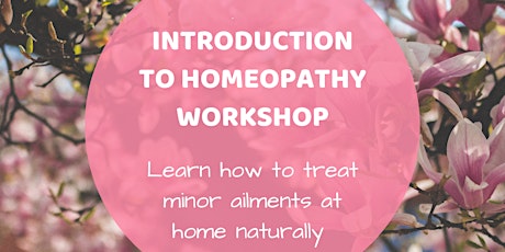Introduction to Homeopathy workshop (Galway)  primary image