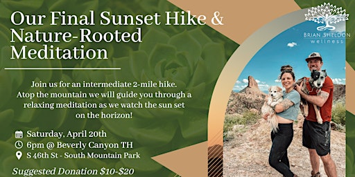 Imagen principal de Our Final Sunset Hike & Nature-Rooted Meditation