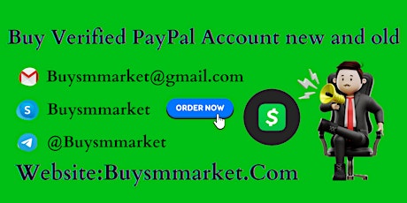Buy Verified PayPal Account 100% legit and verified.