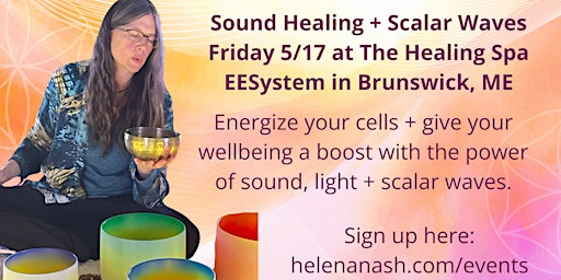 Primaire afbeelding van Sound Healing + Scalar Waves: A Deep and Transformative Experience