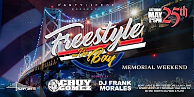 Immagine principale di Freestyle on the Bay feat Chuy Gomez 
