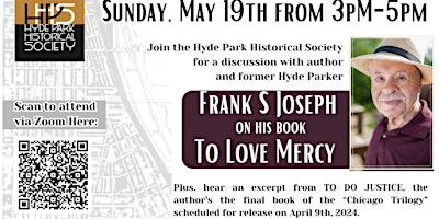 Imagem principal do evento Frank S Joseph at the Hyde Park Historical Society
