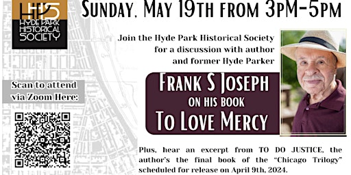 Frank S Joseph at the Hyde Park Historical Society primary image