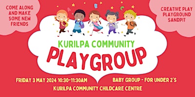 Kurilpa Playgroup 3 May 2024 primary image