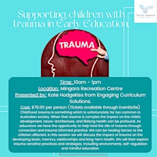 Understanding the impact of trauma in the Early Years