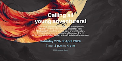 Primaire afbeelding van Calling all young adventurers!