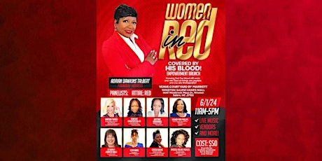 "Women In Red" ~Covered by his blood Empowerment Conference!!!