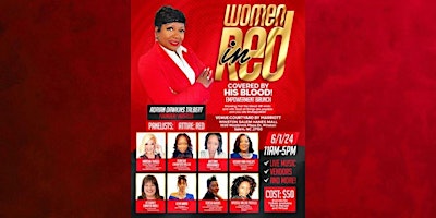 Primaire afbeelding van "Women In Red" ~Covered by his blood Empowerment Conference!!!