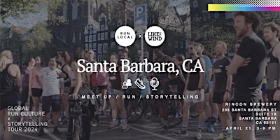 Imagen principal de Santa Barbara: Global Run Culture & Storytelling Event