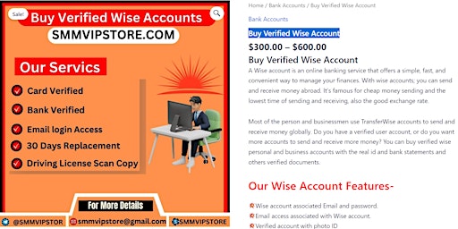 Hauptbild für Buy Verified Wise Accounts: Your Complete Guide