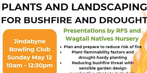 Imagem principal do evento Plants and Landscaping for Bushfire and Drought - Jindabyne