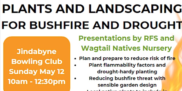 Plants and Landscaping for Bushfire and Drought - Jindabyne