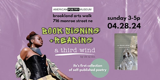 Primaire afbeelding van a third wind- Book Signing + Reading