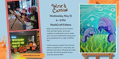 Fishers Paint Party – Manatees