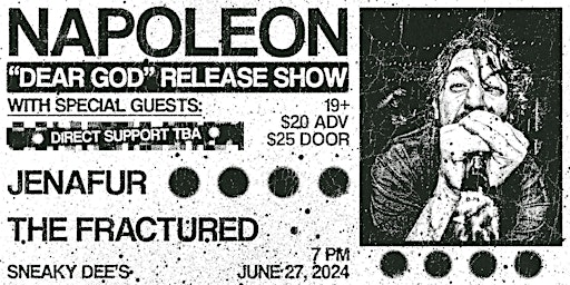 Imagen principal de Napoleon: Dear God Release Show