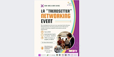 Imagen principal de Fashion Network Event " LA Trendsetter"  by NEWWBC & ELABSC