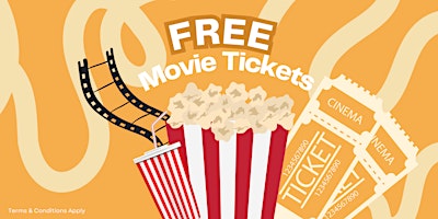 Stand a chance to win a FREE Movie Ticket with us! primary image