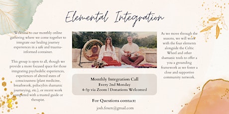 Elemental Integration Monthly Community Gathering