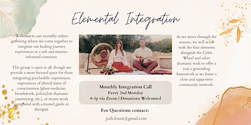 Hauptbild für Elemental Integration Monthly Community Call