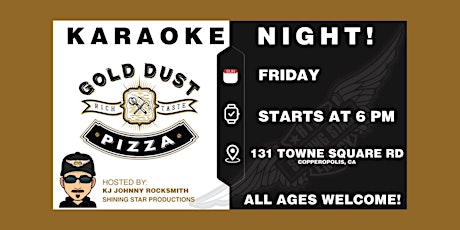 Family Karaoke at Gold Dust Pizza Copperopolis