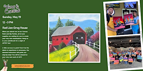 Fountain Square Paint Class – Covered Bridge in Spring