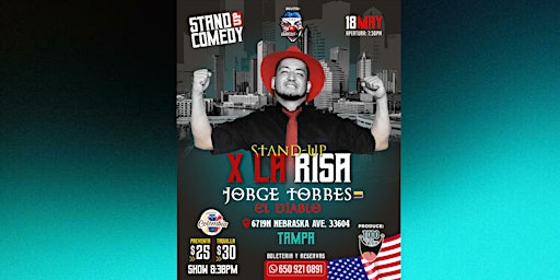 Imagen principal de TAMPA  JORGE TORRES EL DIABLO   - Stand-up X La Risa