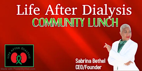 Life After Dialysis Community Lunch