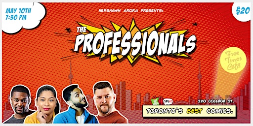 Imagem principal de The Professionals Comedy Show - Toronto's Best Comics