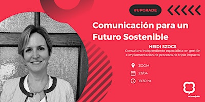 Hauptbild für Capacitación: Comunicación para un Futuro Sostenible