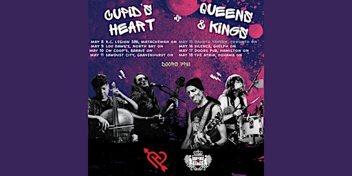 Hauptbild für Cupid's Heart + Queens & Kings, w/ MIP Power Trio, Vivienne Wilder