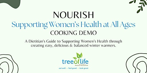 Primaire afbeelding van NOURISH - Supporting Womens Health at All Ages