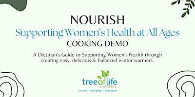 Imagem principal do evento NOURISH - Supporting Womens Health at All Ages