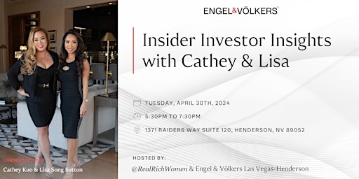 Hauptbild für Insider Investor Insights with Cathey & Lisa